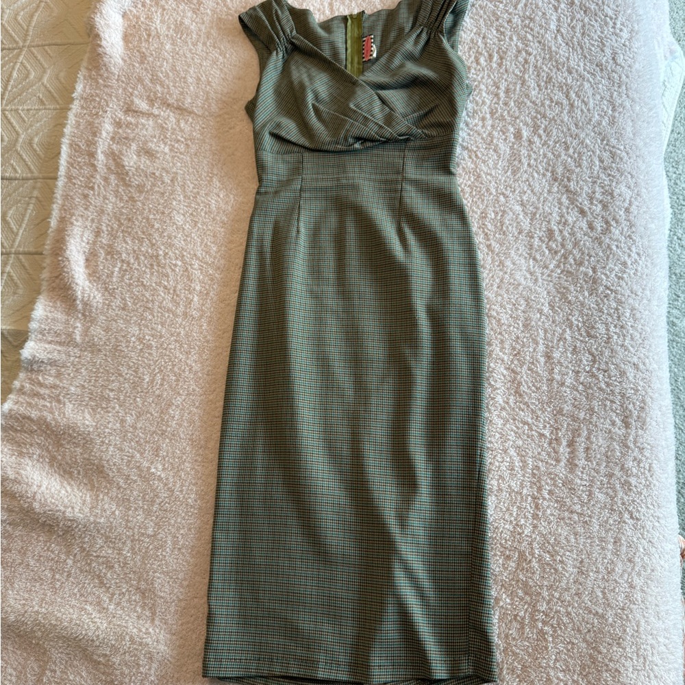 Pinup Couture Olive Pencil Dress